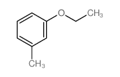 Benzene, 1-ethoxy-3-methyl- Structure