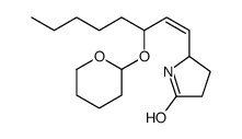 5-[3-(oxan-2-yloxy)oct-1-enyl]pyrrolidin-2-one结构式