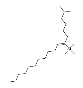 Trimethyl-[(Z)-1-(5-methyl-hexyl)-dodec-1-enyl]-silane Structure