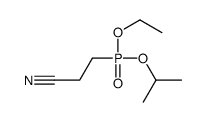 3-[ethoxy(propan-2-yloxy)phosphoryl]propanenitrile结构式