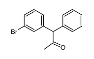 1-(2-bromo-9H-fluoren-9-yl)ethanone结构式