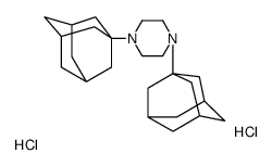 1,4-bis(1-adamantyl)piperazine,dihydrochloride Structure