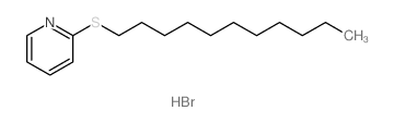 Pyridine,2-(undecylthio)-, hydrobromide (1:1)结构式