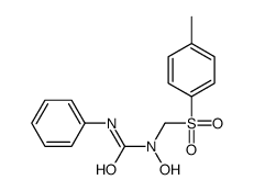 1-hydroxy-1-[(4-methylphenyl)sulfonylmethyl]-3-phenylurea Structure