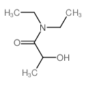 N,N-diethyl-2-hydroxy-propanamide结构式
