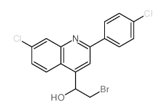 2-bromo-1-[7-chloro-2-(4-chlorophenyl)quinolin-4-yl]ethanol picture