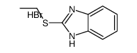 2-ethylsulfanyl-1H-benzimidazole,hydrobromide结构式