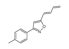 5-buta-1,3-dienyl-3-(4-methylphenyl)-1,2-oxazole结构式