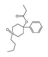 1-Butyl-4-phenylpiperidin-4-ol 1-oxidepropionate结构式