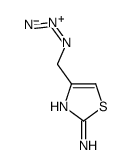 4-(叠氮甲基)-2-氨基噻唑结构式