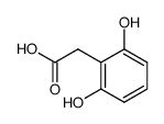 2,6-dihydroxyphenylacetic acid结构式