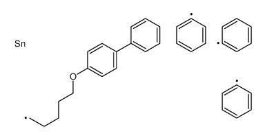 triphenyl-[5-(4-phenylphenoxy)pentyl]stannane Structure