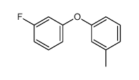 1-fluoro-3-(3-methylphenoxy)benzene结构式