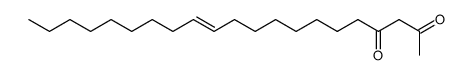 heneicos-12-ene-2,4-dione结构式