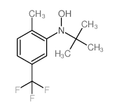 N-[2-methyl-5-(trifluoromethyl)phenyl]-N-tert-butyl-hydroxylamine结构式