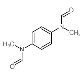 N-[4-(formyl-methyl-amino)phenyl]-N-methyl-formamide structure