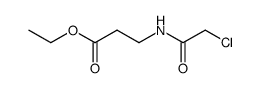 ethyl 3-(N-chloroacetylamino)propionate Structure