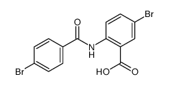 5-Bromo-2-[(4-bromobenzoyl)amino]benzoic acid Structure