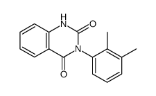3-(2,3-dimethylphenyl)quinazoline-2,4(1H,3H)-dione结构式