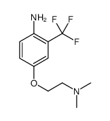 4-[2-(Dimethylamino)ethoxy]-2-(trifluoromethyl)aniline Structure