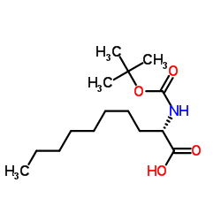 N-BOC-2-OCTYL-L-GLYCINE Structure