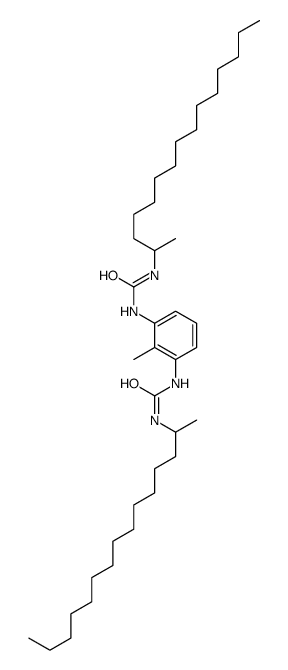 N,N''-(methyl-m-phenylene)bis[N'-(1-methyltetradecyl)urea]结构式