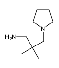 1-Pyrrolidinepropanamine,beta,beta-dimethyl-(9CI) structure