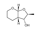 4H-Furo[2,3-b]pyran-3-ol, hexahydro-2-methyl-, (2S,3R,3aS,7aR)- (9CI)结构式