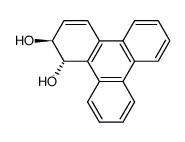 trans-1,2-Dihydroxy-1,2-dihydrotriphenylen Structure