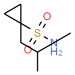 Cyclopropanesulfonamide, 1-(2-methylpropyl)- (9CI) structure