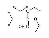 2-diethoxyphosphoryl-1,1,3,3-tetrafluoropropan-2-ol结构式