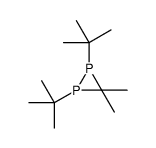 3,3-dimethyl-1,2-ditert-butyl-diphosphirane structure
