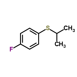 1-Fluoro-4-(isopropylsulfanyl)benzene Structure