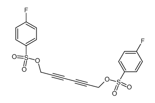 2,4-hexadiynylene-di-p-fluorobenzene sulfonate Structure