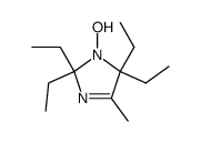 1H-Imidazole,2,2,5,5-tetraethyl-2,5-dihydro-1-hydroxy-4-methyl-(9CI) structure