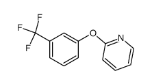 2-{3-(trifluoromethyl)phenoxy}pyridine结构式