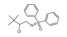 diphenyl-N-[(2-chloro-3,3-dimethyl)butyl]sulphoximide结构式