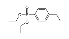 1-diethoxyphosphoryl-4-ethylbenzene结构式