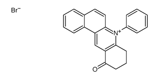 7-phenyl-9,10-dihydro-8H-benzo[a]acridin-7-ium-11-one,bromide Structure