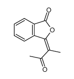 (E)-1-(2-acetyl)ethylidenephthalide Structure