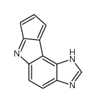 1H-Cyclopenta[4,5]pyrrolo[3,2-e]benzimidazole(9CI)结构式