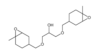 1,3-bis[(6-methyl-7-oxabicyclo[4.1.0]heptan-3-yl)methoxy]propan-2-ol结构式