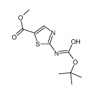 2-((叔丁氧基羰基)氨基)噻唑-5-羧酸甲酯图片