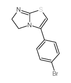 3-(4-bromophenyl)-5,6-dihydroimidazo[2,1-b][1,3]thiazole结构式