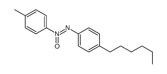 (4-hexylphenyl)imino-(4-methylphenyl)-oxidoazanium结构式