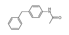 acetic acid-(4-benzyl-anilide)结构式