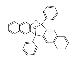 diphenyl-7,14 epoxy-7,14 dihydro-7,14 dinaphto [2,3-b:2',3'-e] oxepinne结构式