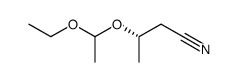 (S)-3-(1-ethoxyethoxy)butyronitrile Structure