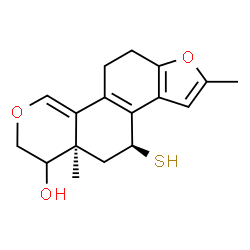 2-methyl-A-nor-3-oxa-16-thia-D-homo-1,5(10),8,14-estratetraen-17-ol picture
