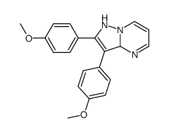 2,3-bis(4-methoxyphenyl)-1,3a-dihydropyrazolo[1,5-a]pyrimidine Structure